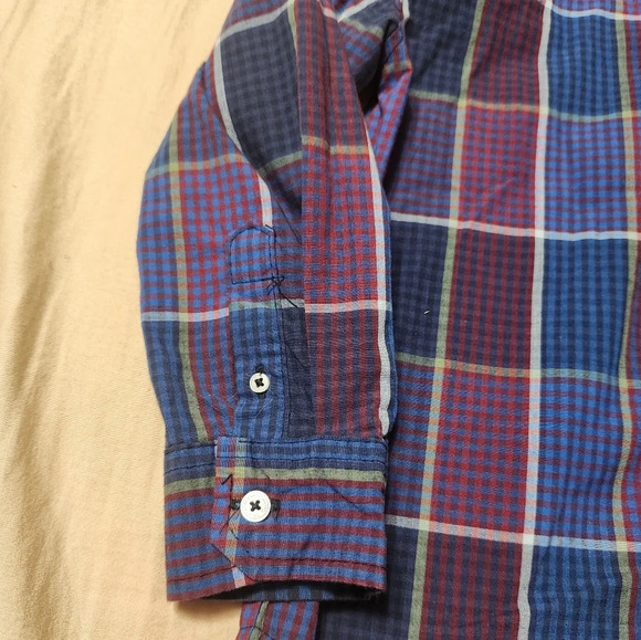 Boys Ben Sherman‎ plaid button down shirt size 6 - Picture 8 of 8
